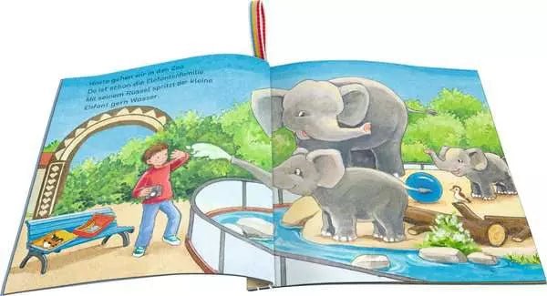 Mein Knuddel - Knautsch - Buch: Besuch im Zoo - Ravensburger