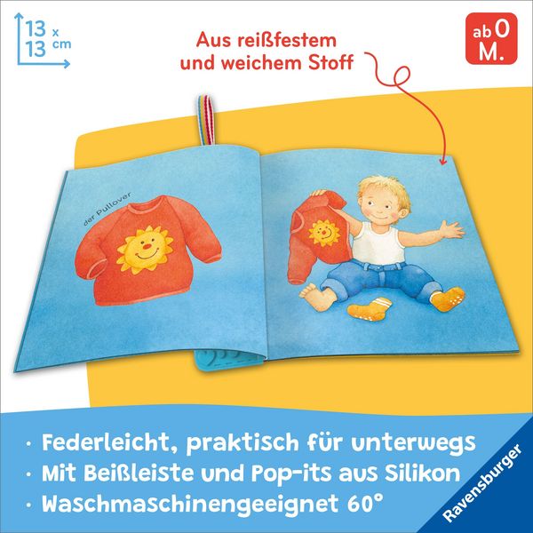 Babystoffbuch Pop-it Bubbles Alltag ab 0 Monate