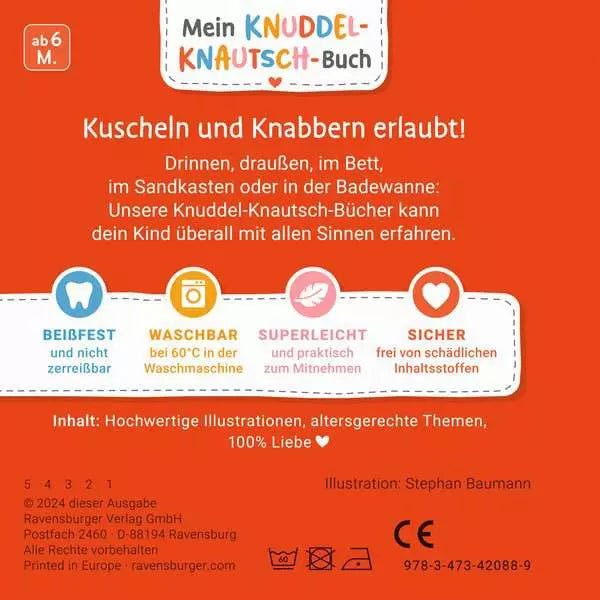 Mein Knuddel - Knautsch - Buch: Mein erstes Autobuch - Ravensburger