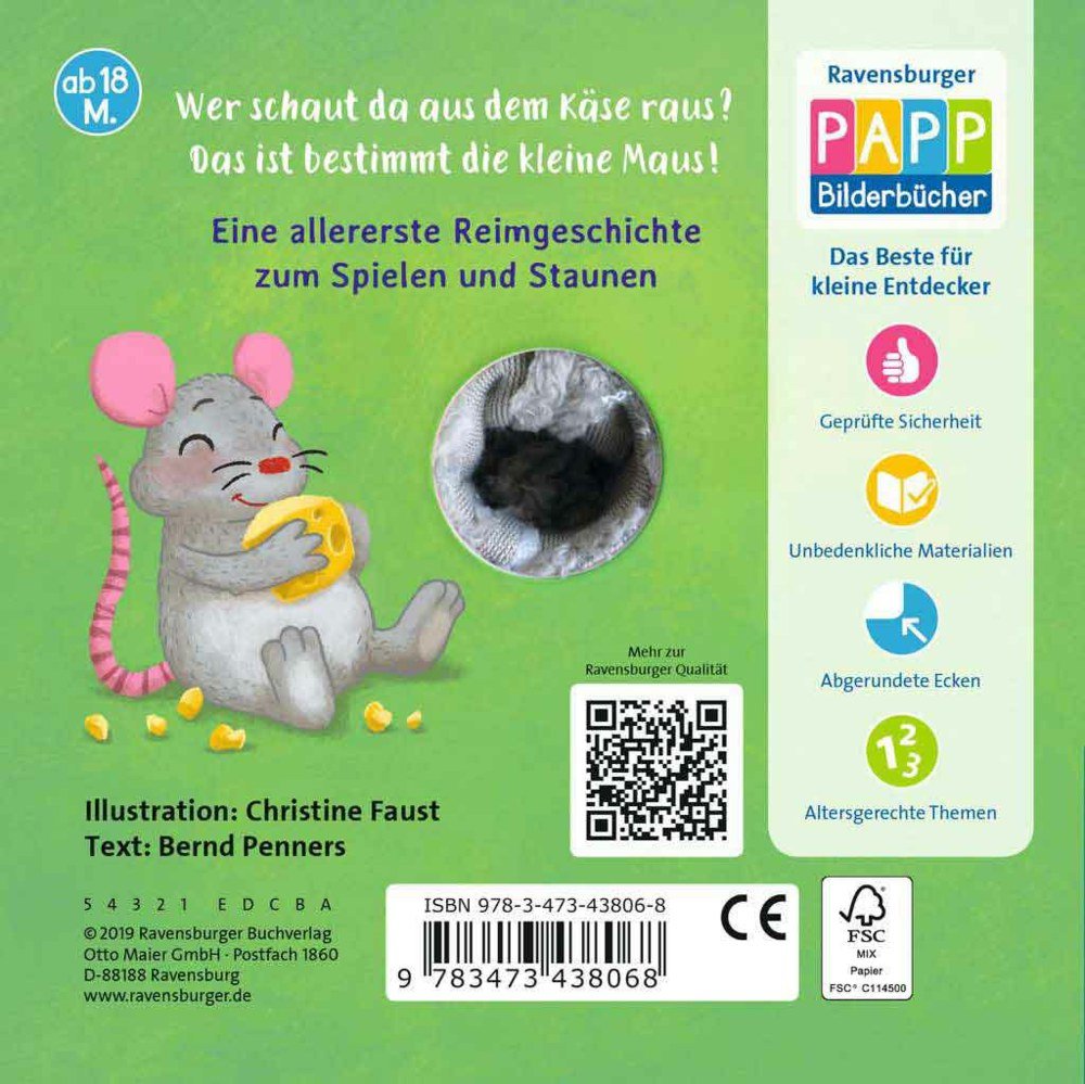 Mein liebstes Fingerpuppenbuch: Hallo, kleine Maus! - Ravensburger