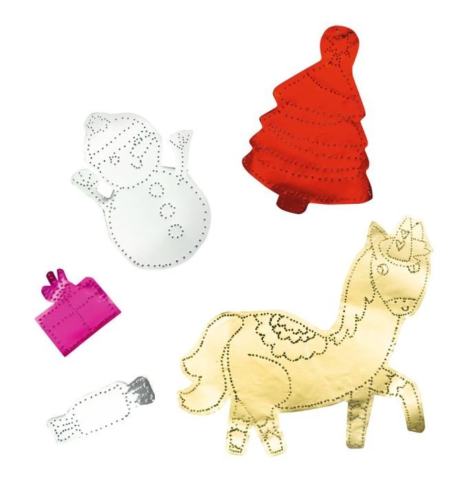 Kreatives Winter Prickelset für Advent Dekoration
