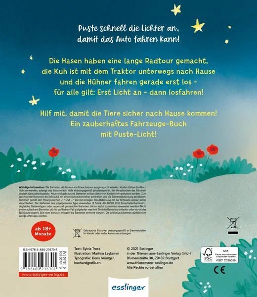 Mein Puste - Licht - Buch: Licht an – losgefahren! - Thienemann / Esslinger