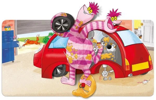 Pop-up-Buch Monster-Chaos lustiges Mitmachbuch für Kinder
