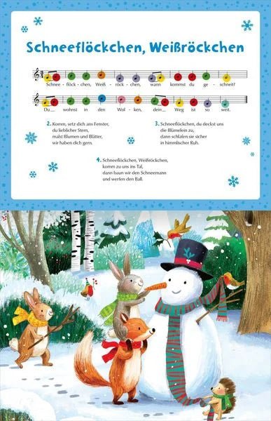 Klavierbuch Weihnachten mit 10 bekannten Liedern
