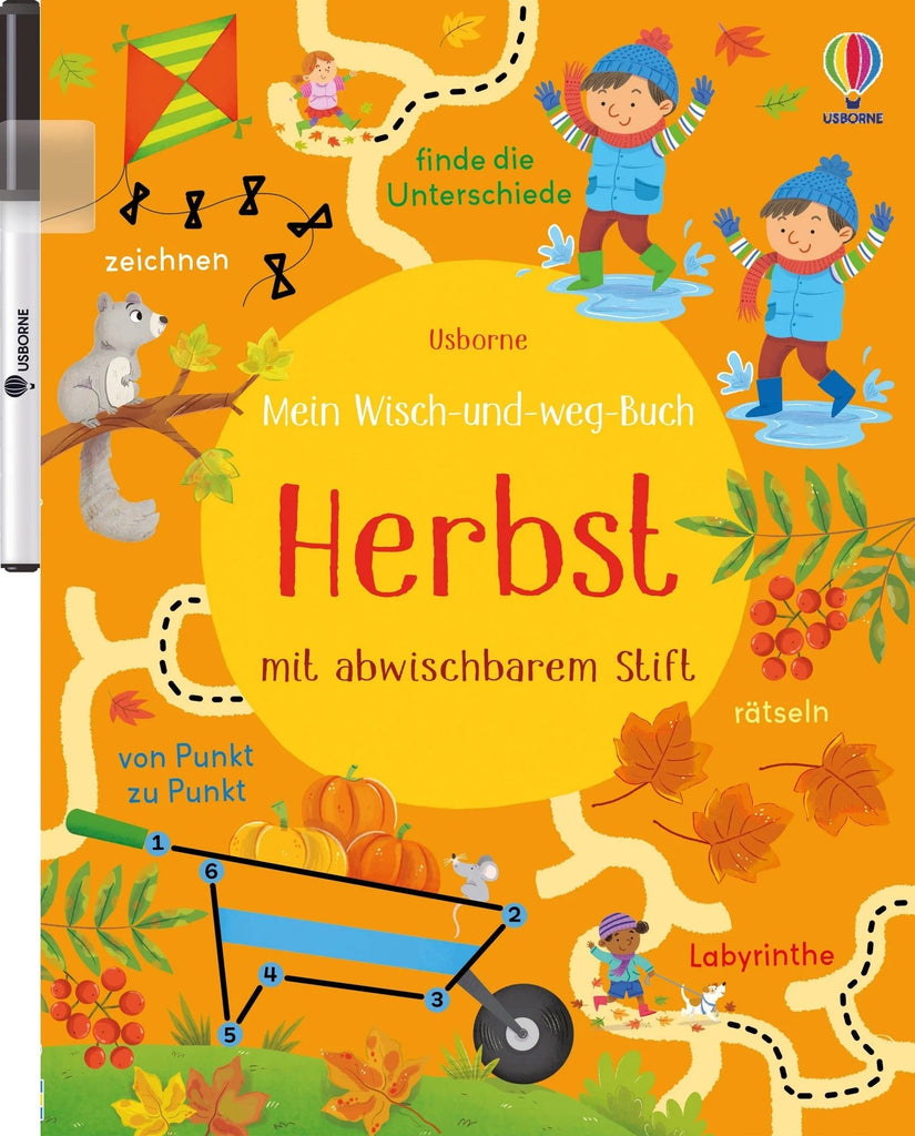 Mein Wisch-und-weg-Buch Herbst abwischbar mit Stift ab 4 Jahren
