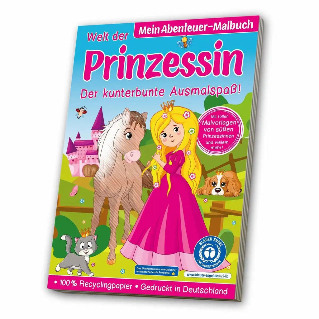 Malbuch Welt der Prinzessinnen A4 ab 3 Jahren