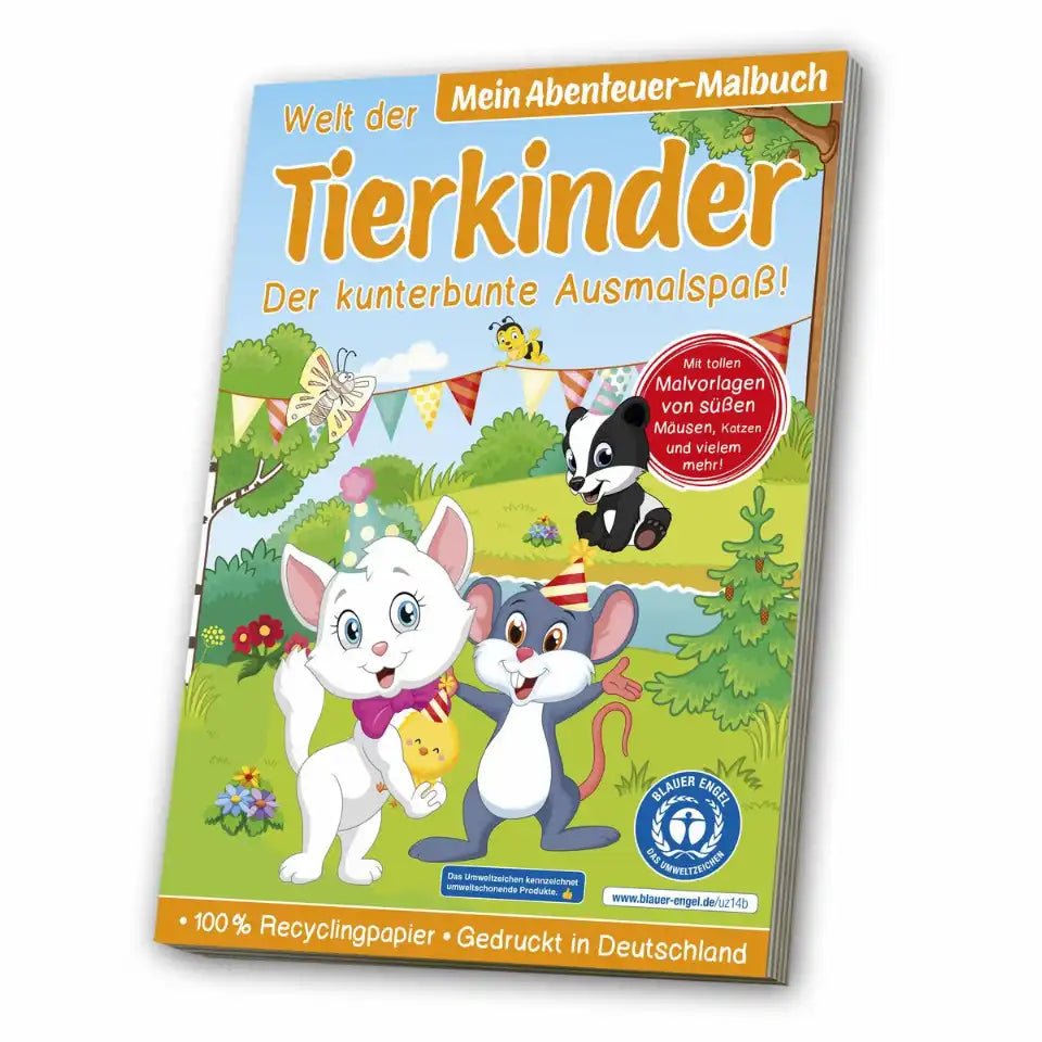 Mein Zauberhaftes Malbuch Welt der Tierkinder - Idena