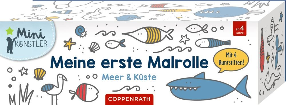 Malrolle Meer & Küste für Kinder ab 4 – 5 m Ausmalspaß