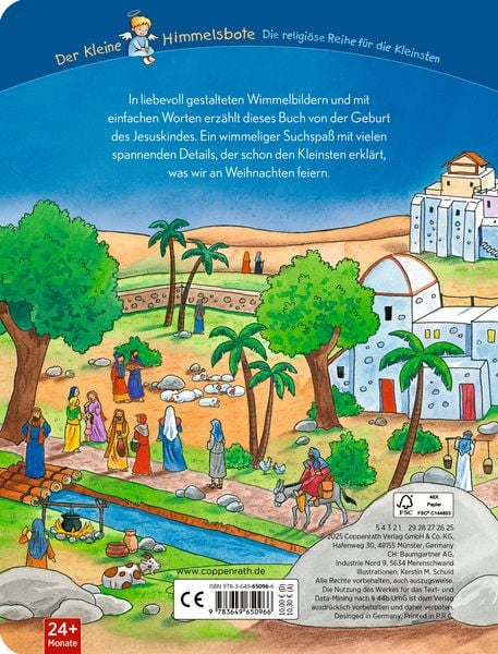 Kinderbuch Weihnachten Wimmelbilder biblische Geschichte ab 2

