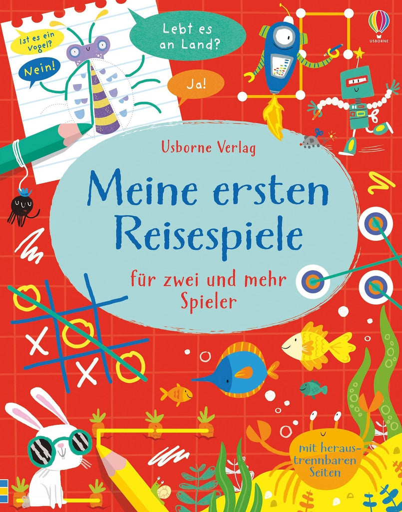 Usborne Mitmachblock Meine ersten Reisespiele für Kinder
