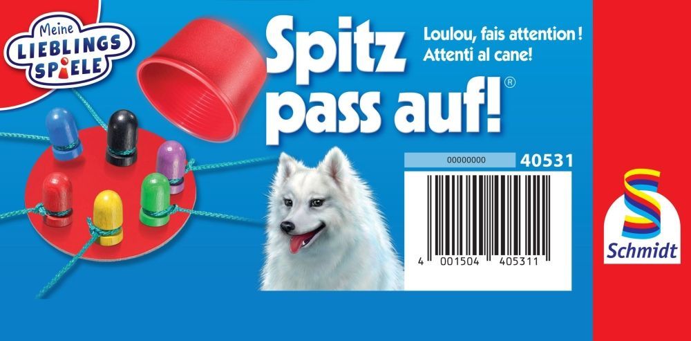 Spitz pass auf Kinderspiel mit Fängerstab und Spielfiguren für Reaktion