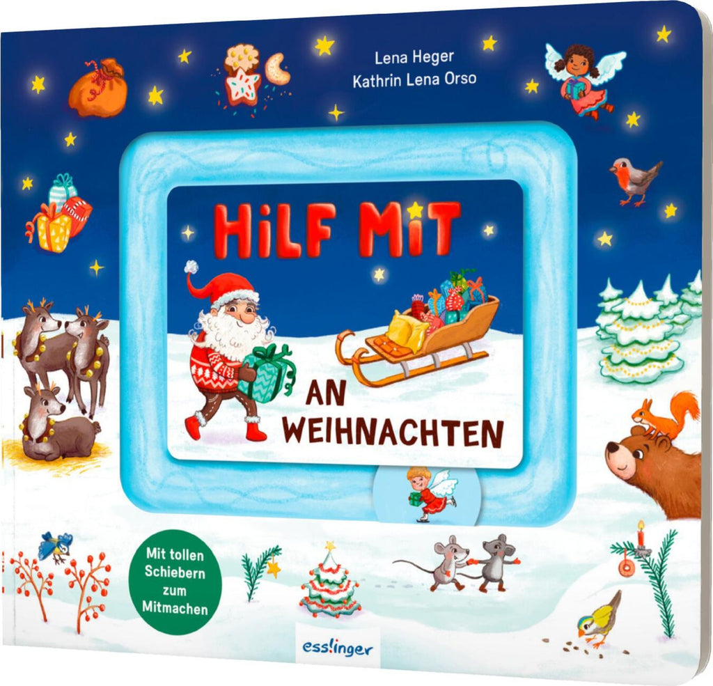 Meine Schiebebahn - Pappe: Hilf mit an Weihnachten - Esslinger