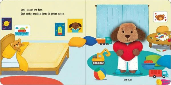 Fingerpuppenbuch Hund Henri – interaktives Soundbuch für Kinder
