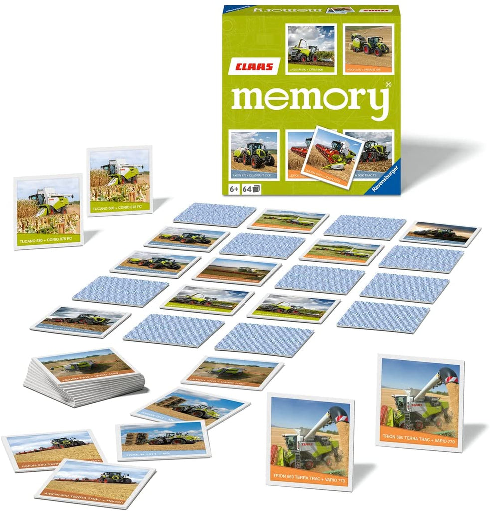 Memory - Claas - Traktoren und landwirtschaftliche Maschinen - Ravensburger