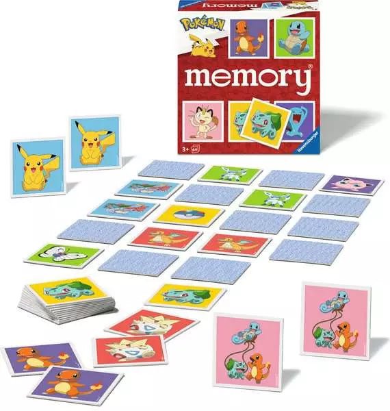 memory Pokémon Kinderspiel 64 Karten ab 3 Jahre Ravensburger
