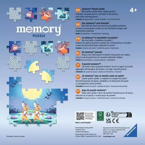 memory® Puzzle Tiere am Teich - Ravensburger