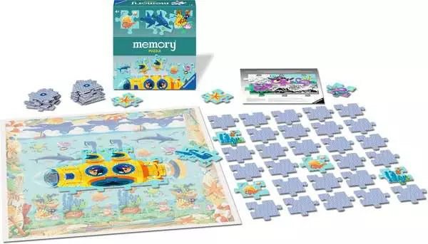 memory® Puzzle Unterwasserwelt - Kinderspiel ab 4 Jahren - Ravensburger