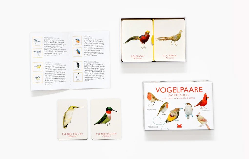 Memospiel - Vogelpaare - Laurence King Verlag