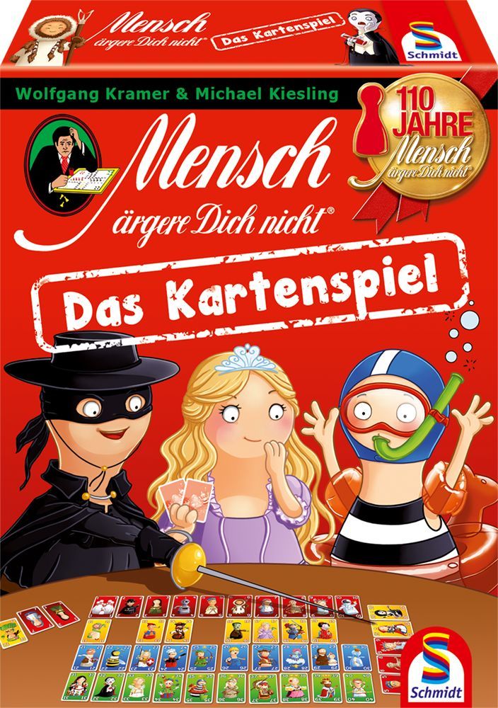 Mensch ärgere Dich nicht Kartenspiel für 2–4 Spieler ab 8 Jahren
