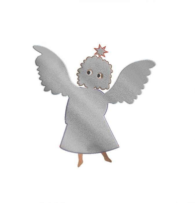 Weihnachtszauber Metallic Tattoos Engel Lebkuchenmann
