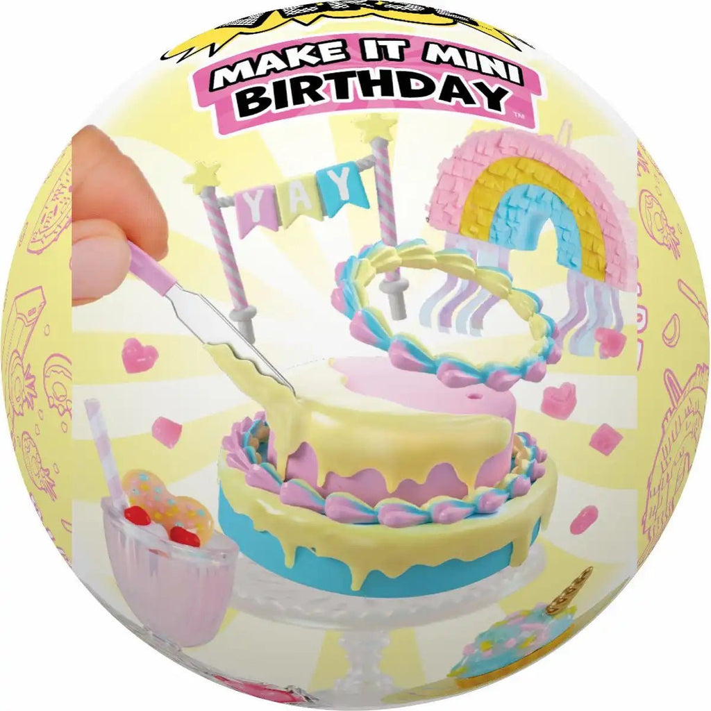 Regenbogen Partyball Miniverse zum Basteln & Sammeln