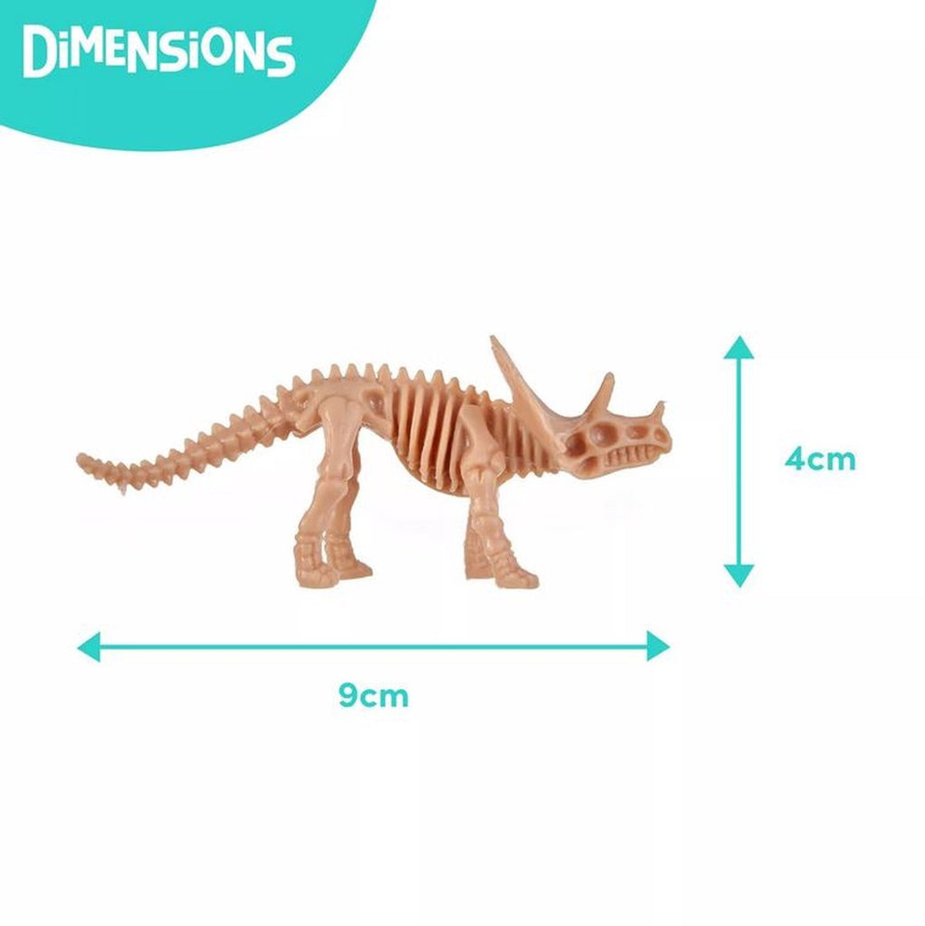 Mini Dinosaurier Fossilien aus Kunststoff - Faire/ The Twiddlers