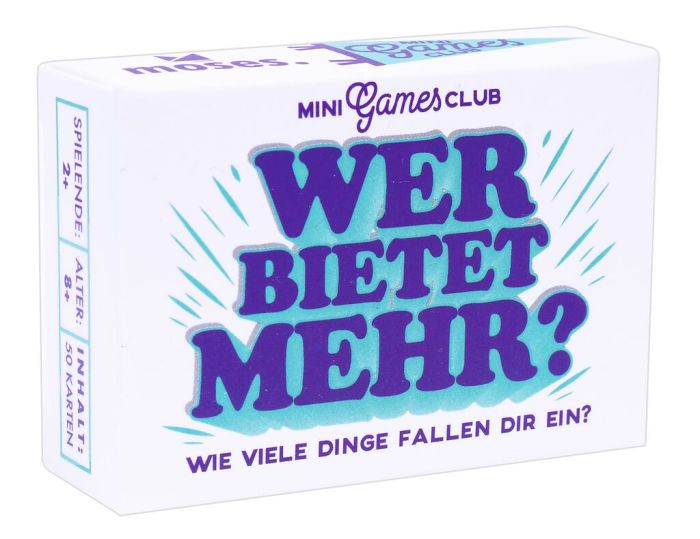 Mini Games Club vom Moses Verlag – Spieleklassiker kompakt & sofort spielbar
