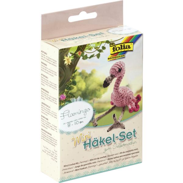 Mini - Häkelset 'Flamingo' - Folia