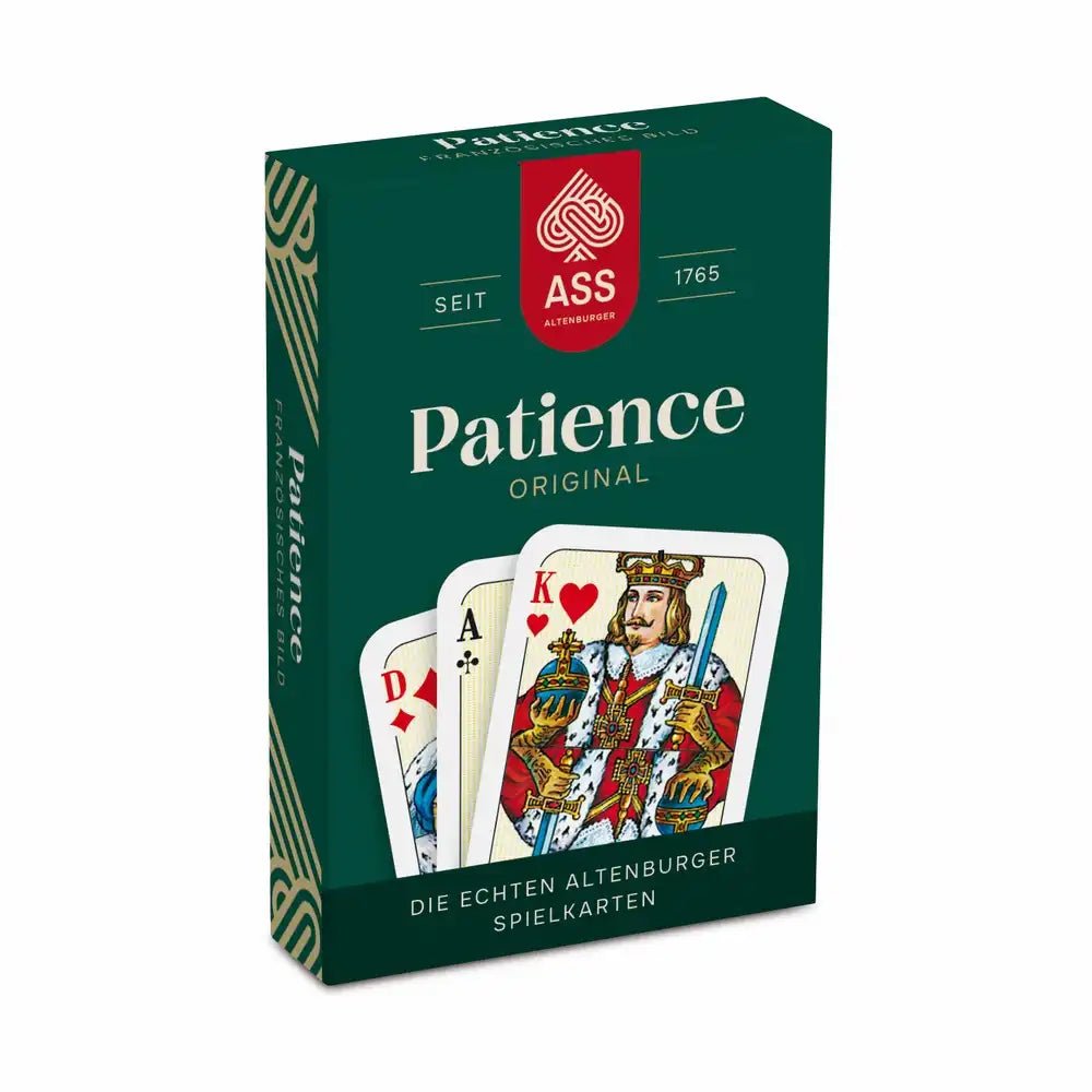 Mini Patience Spielkarten französisches Bild in Stülpdeckelschachtel
