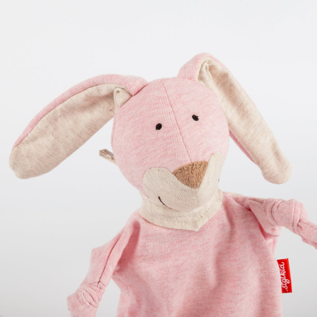 Mini Schnuffeltuch - Hase rosa - Sigikid