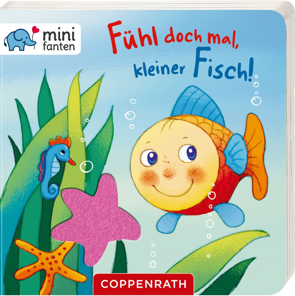 minifanten Fühlbuch Kleiner Fisch mit Filzelementen ab 18 Monaten