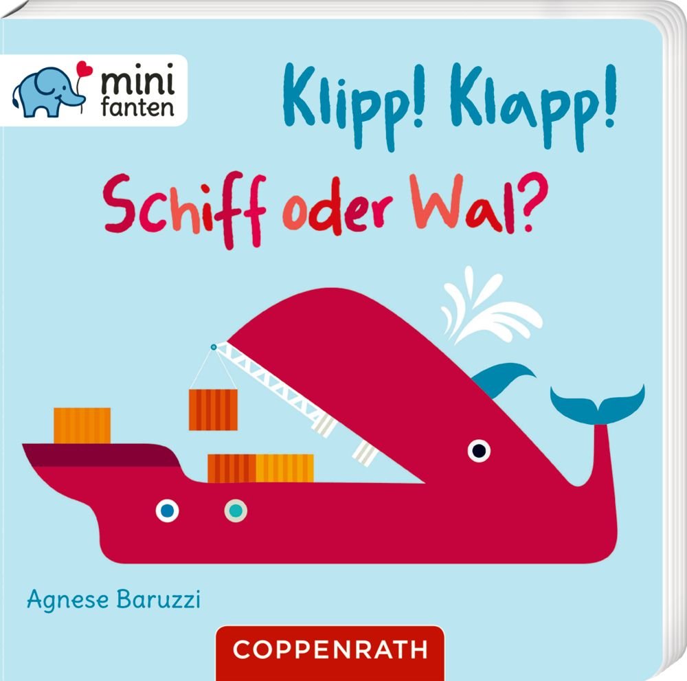 minifanten Klipp Klapp Klappenbuch ab 18 Monaten – Schiff oder Wal entdecken