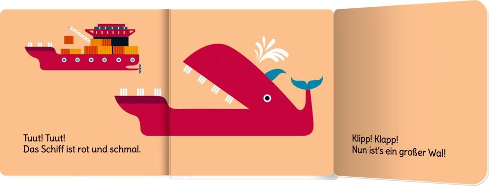 Kinderbuch mit Ausklappseiten – minifanten 44 Pappbilderbuch