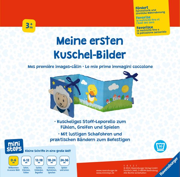 Ministeps: Meine ersten Kuschel - Bilder (Stoff - Leporello) - Ravensburger