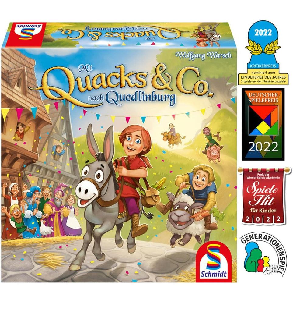 Mit Quacks & Co. nach Quedlinburg – Kinderspiel ab 6 mit Tierwettrennen