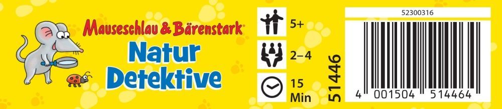 Naturdetektive Reisespiel in Metalldose – Quiz & Kugellabyrinth für Kinder