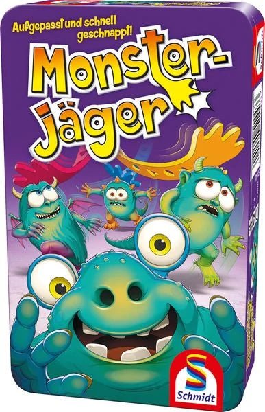 Mitbringspiel - Monsterjäger in Metalldose - Schmidt Spiele