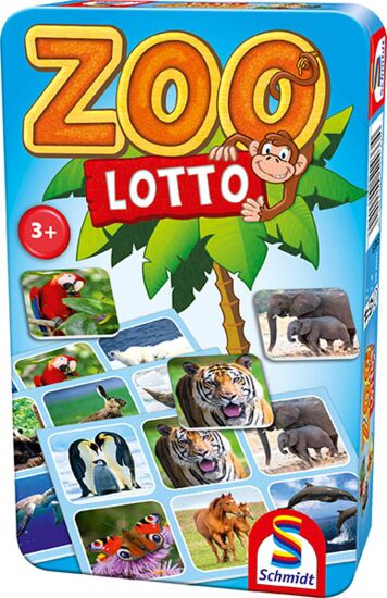 Mitbringspiel - ZOO Lotto in Metalldose - Schmidt Spiele