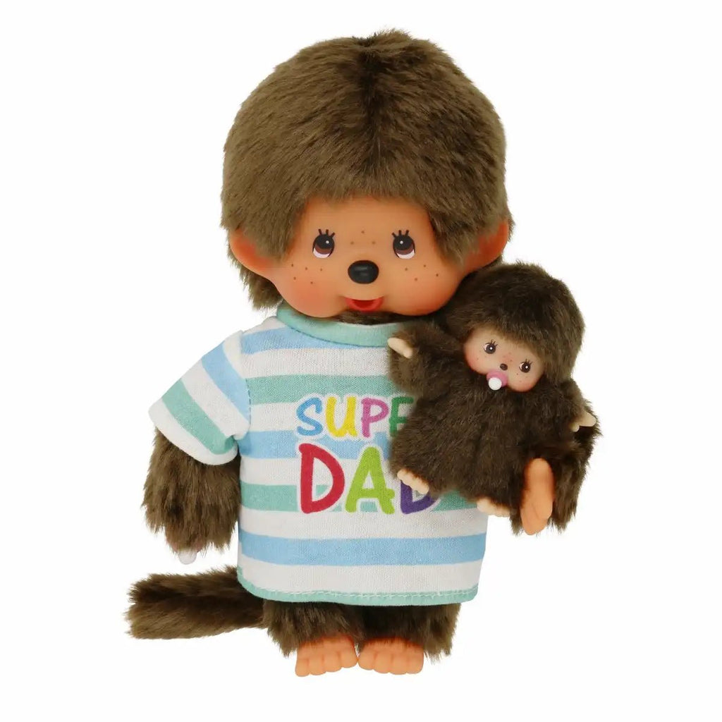 Monchhichi Plüschfigur Vater-Kind-Edition zum Kuscheln ab 3 Jahren