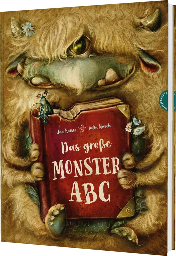 Großformatiges Monster-ABC Buch mit fantasievollen Illustrationen und Reimen
