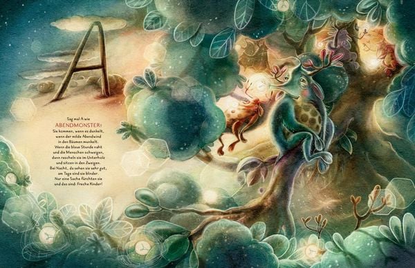 Kinderbuch Monster-ABC mit bunten Kreaturen von A bis Z
