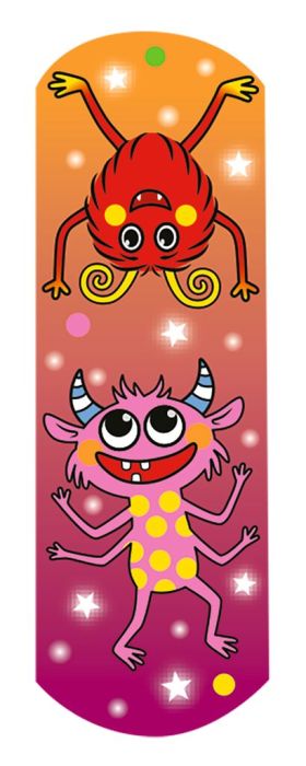 Kinderpflaster Monster bunt leuchtend in praktischer Dose