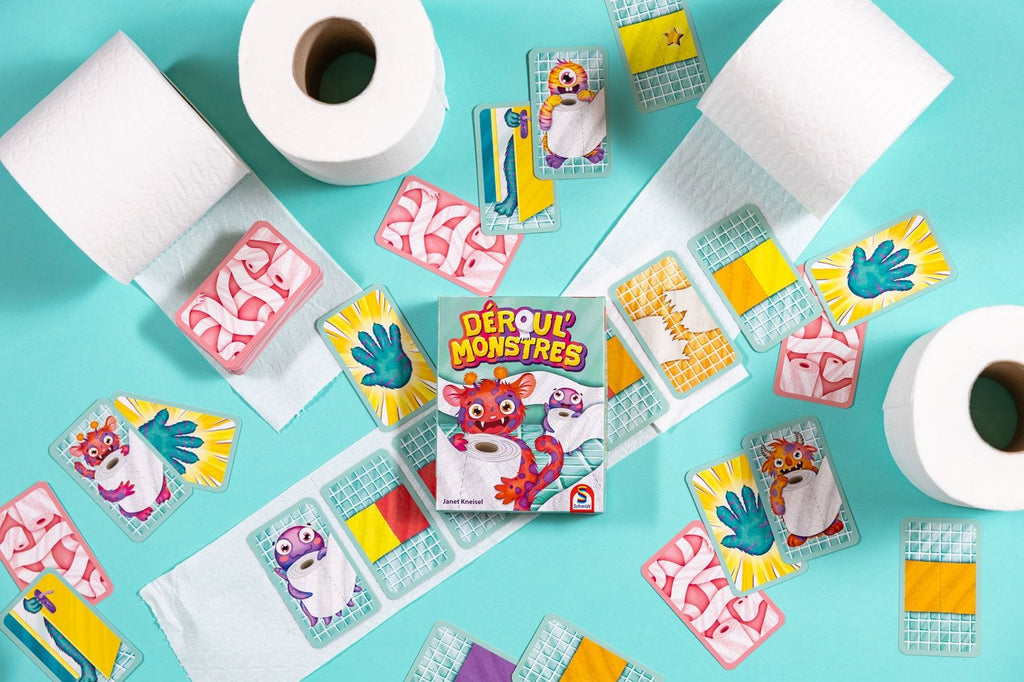 Monsterrolle Kinderkartenspiel ab 6 Jahren mit Klopapier-Taktik und Ärgerfaktor