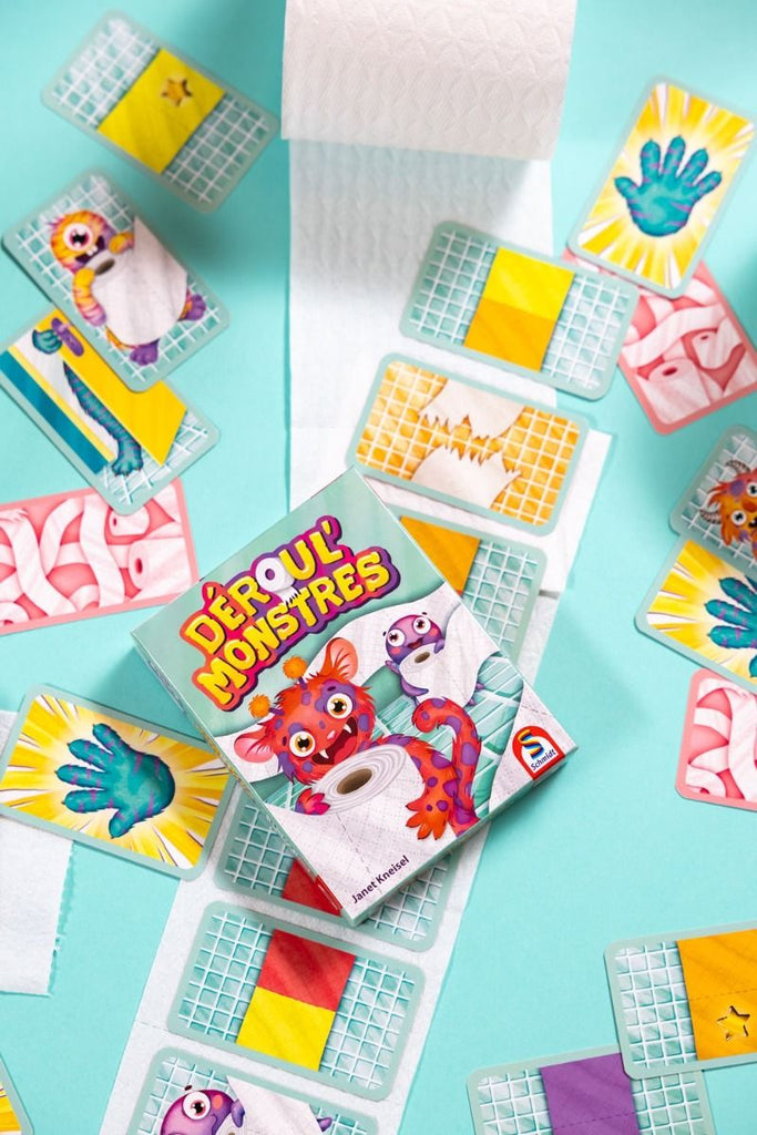 Monsterrolle Kinderkartenspiel ab 6 Jahren mit Klopapier-Taktik und Ärgerfaktor