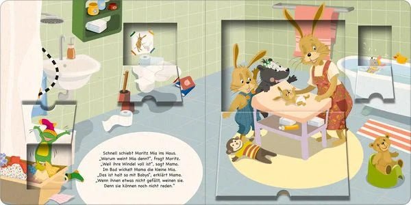 Klassiker für Kleinkinder über Geschwister und Familienzuwachs