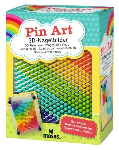 Moses 3D - Nagelbilder Regenbogen Pin Art - Moses