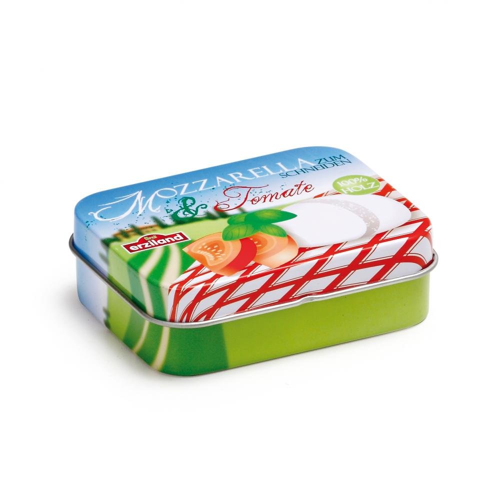 Erzi Dose Mozzarella Tomaten Holzspielzeug
