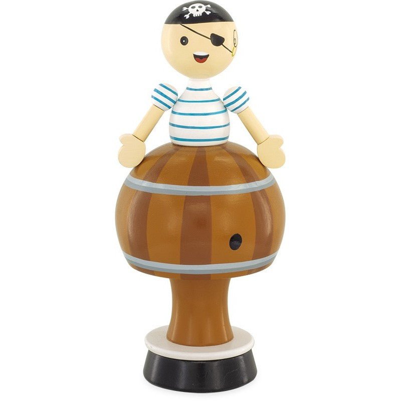 Musical Figurine Pirat aus Holz - Ulysse