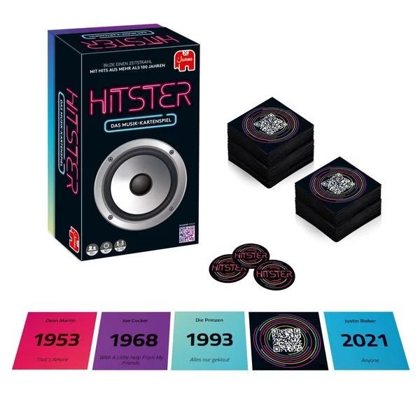 Musikspiel Hitster - Das Musik Partyspiel - Jumbo