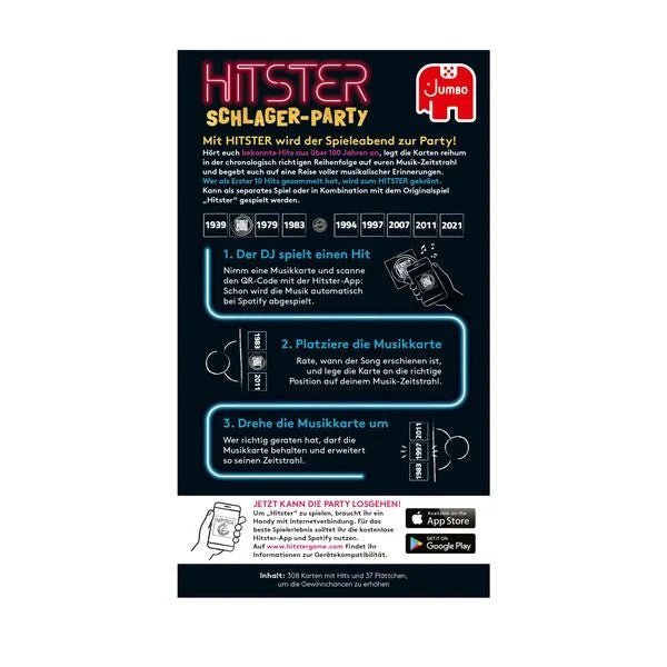 Musikspiel Hitster - Schlagerparty - Das Musik Partyspiel - Jumbo